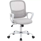 TUYOHW Chaise de bureau en maille à roulettes, Hauteur 41,5" réglable, Fauteuil gamer pour bureau