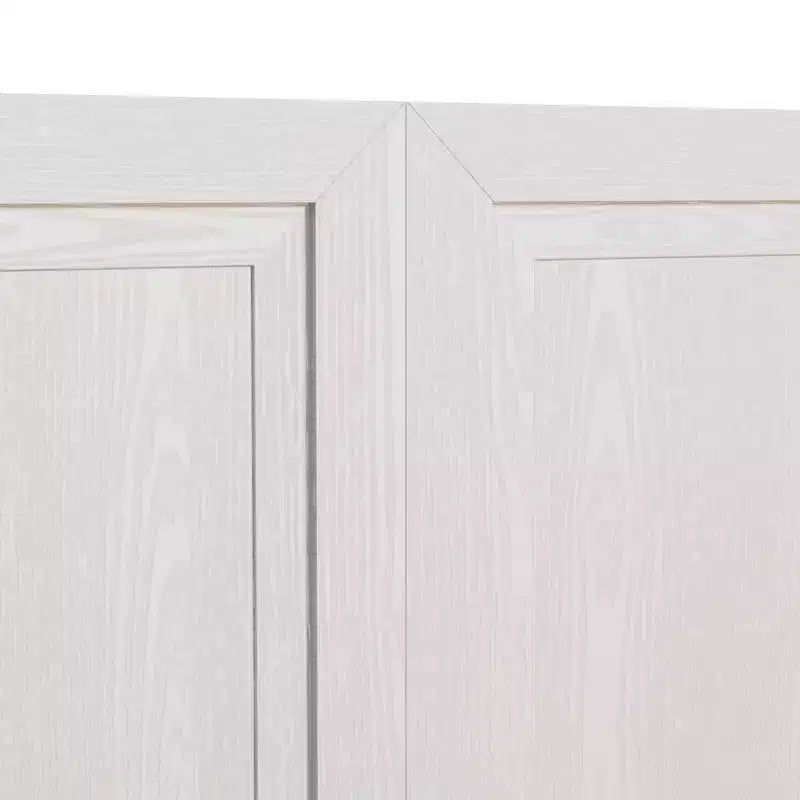 Buffet de rangement à 3 portes en bois avec étagères réglables - 93 x 31 po (L x H)