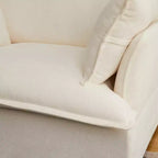 Fauteuil d'appoint surdimensionné Whisen 47.2, fauteuil en chenille, canapé simple confortable comme un nuage avec base et accoudoirs modernes