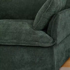 Fauteuil d'appoint surdimensionné Whisen 47.2, fauteuil en chenille, canapé simple confortable comme un nuage avec base et accoudoirs modernes