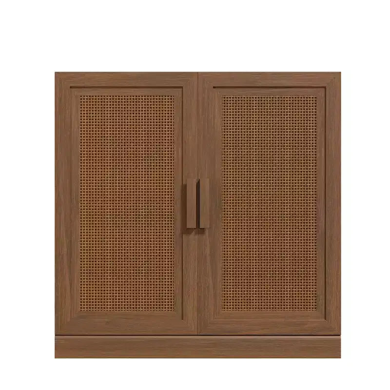 PexFix Buffet Modulable avec Rangement, Buffet de Ferme avec Panneaux en Rotin pour Salon, Cuisine, Salle à Manger, Entrée