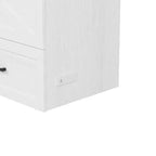 Lit armoire escamotable Polibi avec tiroir de rangement et station de charge