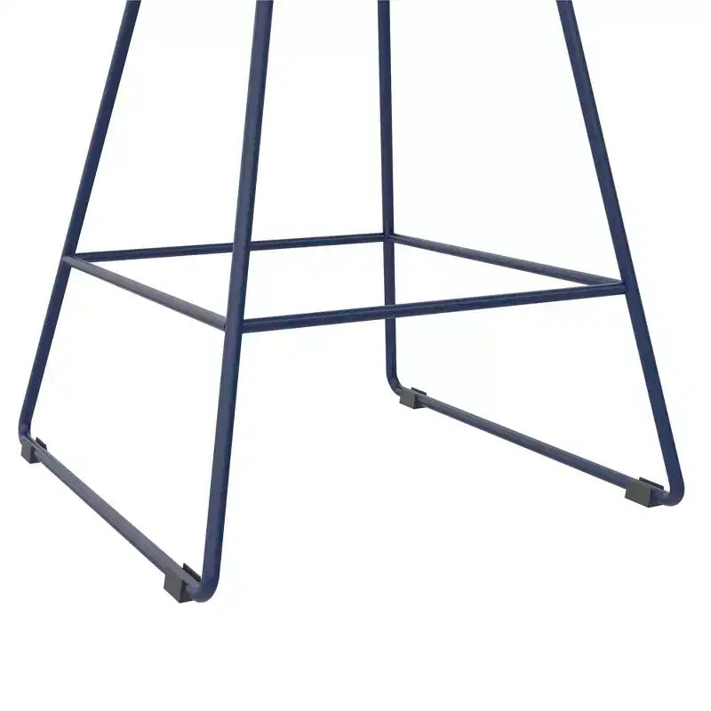 Tabouret de bar GDFStudio Orin en acier maillé moderne
