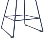 Tabouret de bar GDFStudio Orin en acier maillé moderne