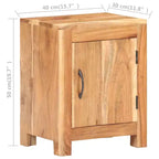 vidaXL Table de chevet 40x30x50 cm Bois d'acacia massif