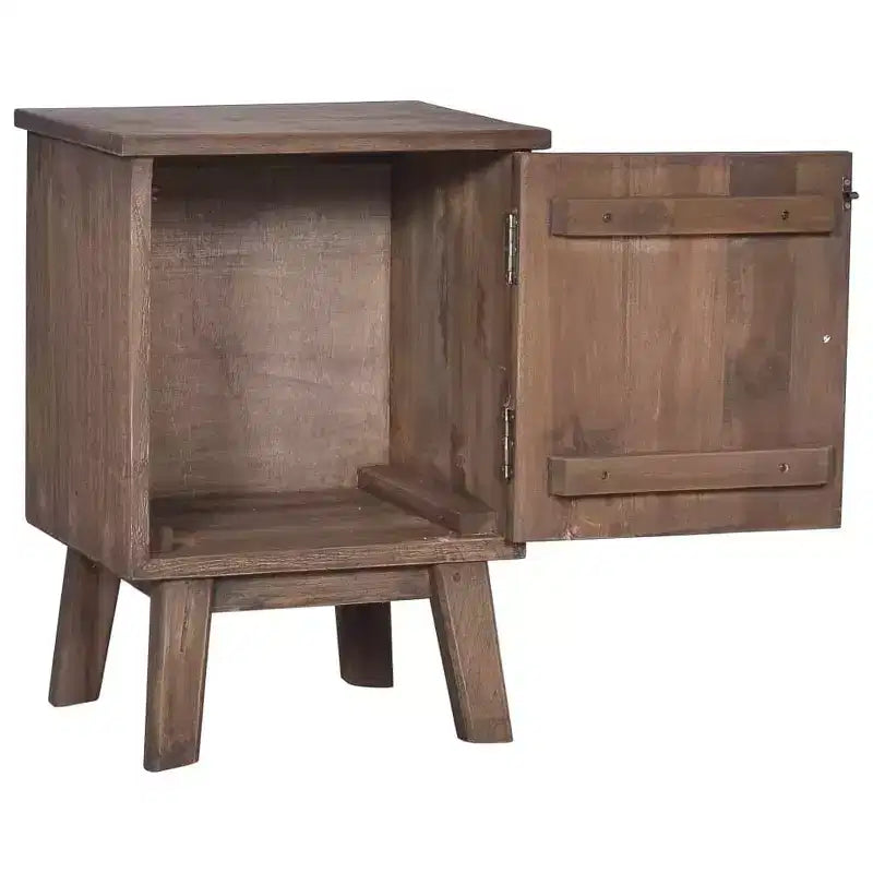 vidaXL Table de chevet 40x30x53 cm Bois de teck massif