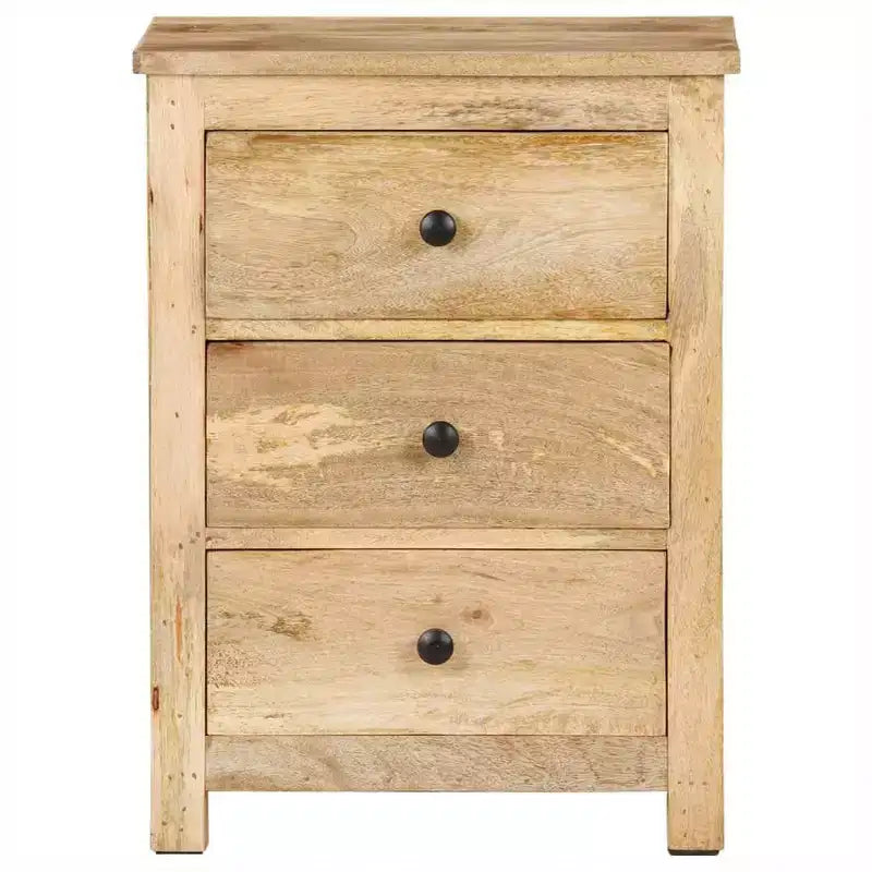 vidaXL Table de chevet 45x35x60 cm Bois de manguier massif