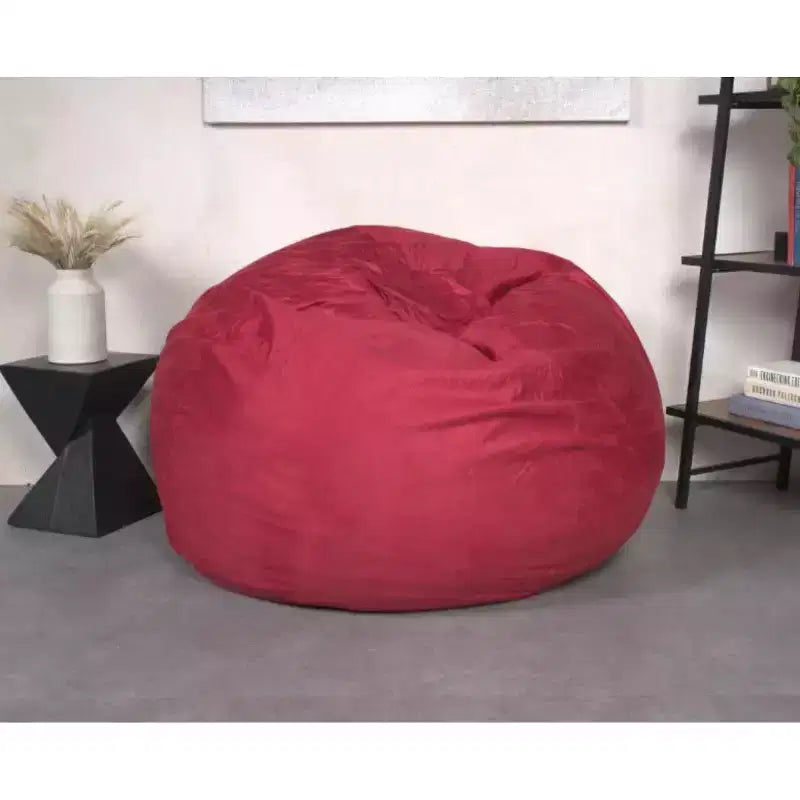 Pouf géant TUYOHW avec housse en microsuède amovible et lavable, Canapé de salon pour adultes, Canapé confortable pour salon chambre à coucher