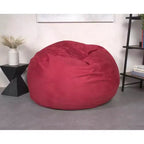 Pouf géant TUYOHW avec housse en microsuède amovible et lavable, Canapé de salon pour adultes, Canapé confortable pour salon chambre à coucher