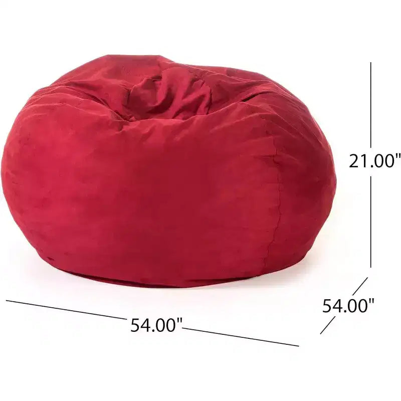 Pouf géant TUYOHW avec housse en microsuède amovible et lavable, Canapé de salon pour adultes, Canapé confortable pour salon chambre à coucher