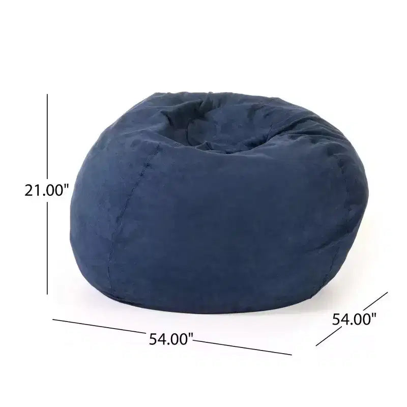 Pouf géant TUYOHW avec housse en microsuède amovible et lavable, Canapé de salon pour adultes, Canapé confortable pour salon chambre à coucher