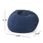 Pouf géant TUYOHW avec housse en microsuède amovible et lavable, Canapé de salon pour adultes, Canapé confortable pour salon chambre à coucher