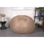 Pouf géant TUYOHW avec housse en microsuède amovible et lavable, Canapé de salon pour adultes, Canapé confortable pour salon chambre à coucher