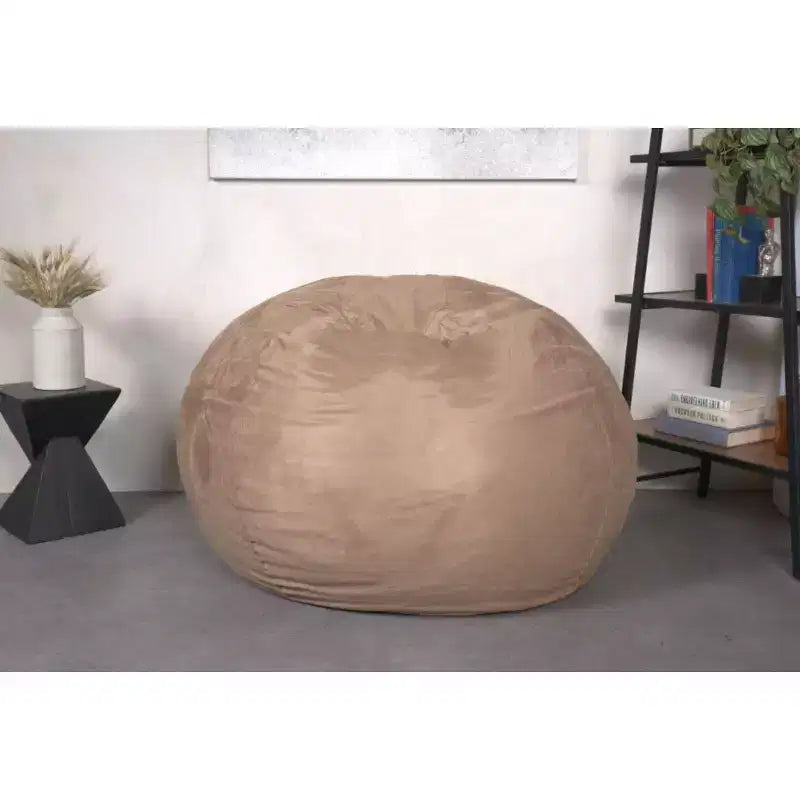 Pouf géant TUYOHW avec housse en microsuède amovible et lavable, Canapé de salon pour adultes, Canapé confortable pour salon chambre à coucher