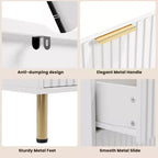 Commode 8 tiroirs motif zèbre, blanche, grand espace de rangement, coffre de rangement universel pour toute la maison