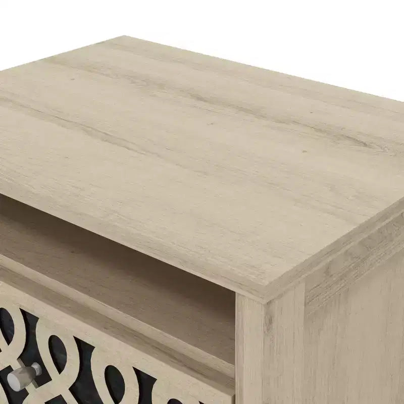 Tables de chevet Galano Modern à 2 tiroirs avec rangement ouvert - Lot de 2 - 53,1 cm (L) x 39,9 cm (P) x 57,7 cm (H)