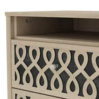 Tables de chevet Galano Modern à 2 tiroirs avec rangement ouvert - Lot de 2 - 53,1 cm (L) x 39,9 cm (P) x 57,7 cm (H)