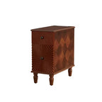 Table d'appoint de canapé moderne avec tiroir, table d'appoint étroite en bois, table de chevet de chambre slim, table de chevet d'appoint pour petit salon ou chambre