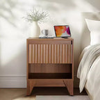 KOLIGEY 1 - Drawer Nightstand With Charging Station, Versatile Side Table With Storage
