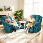 Fauteuil inclinable électrique surdimensionné pour personnes âgées avec massage par vibration et chauffage lombaire, réglage à plat, fauteuils inclinables, aide à la position debout