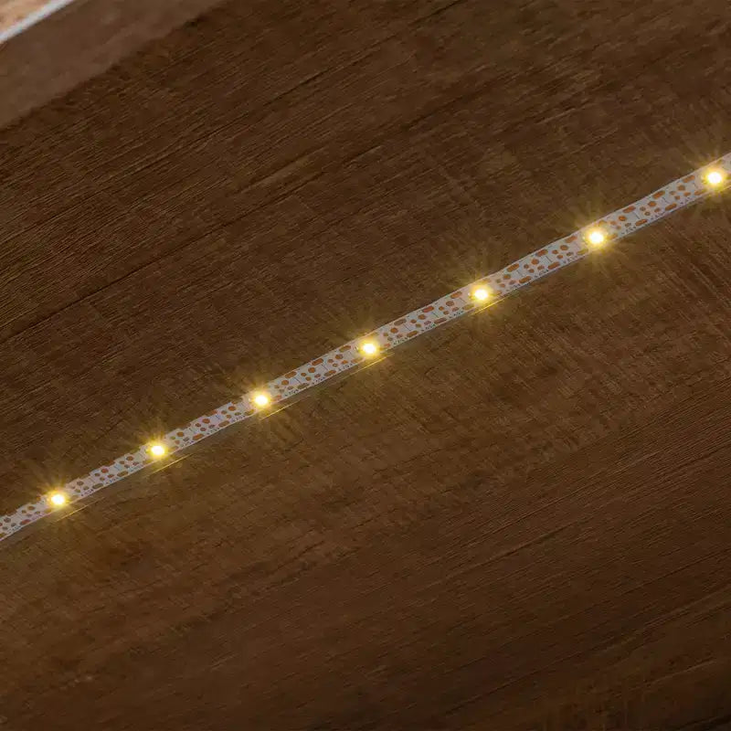 Étagère à livres à 4 niveaux, meuble de rangement avec lumières LED, meuble de rangement avec étagères réglables, Noyer, style rétro campagnard - ModernLuxe
