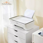 TUYOHW Classeur mobile à 5/7 tiroirs, meuble de rangement moderne sous le bureau pour le bureau et la maison, tiroirs en bois naturel lisses et silencieux