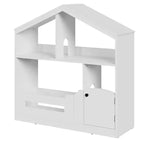 Étagère à livres pour enfants à 2 niveaux avec capteur de mouvement - Étagère à livres en bois, Organisateur de rangement de jouets, Présentoir à livres pour chambres d'enfants, salles de classe, salles de jeux