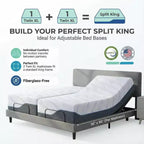Matelas en mousse à mémoire de forme Dyonery 12-14 pouces Twin XL, ferme, gel rafraîchissant, thé vert, livré dans une boîte, housse sans fibre de verre, soutien anti-pression