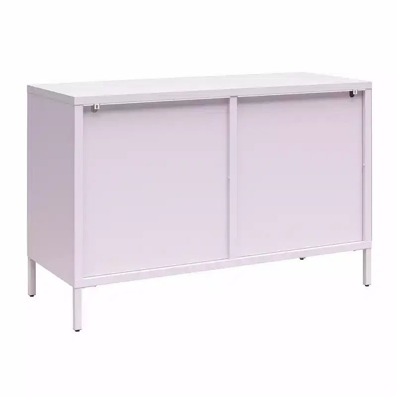 Meuble d'appoint large GDFStudio Arden à 2 portes avec verre cannelé