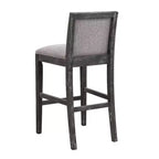 Tabourets de bar hauteur comptoir TUYOHW rembourrés, lot de 2, chaises d'appoint avec cadre en bois d'hévéa, chaises de bar pour îlot de cuisine, bureau à domicile, salle à manger