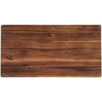 MAYEERTY Tabourets de comptoir de ferme 2 pièces, design rustique en bois, petite salle à manger, Noyer