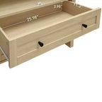 Grand garde-manger de cuisine arqué de 70,28 po avec portes en rotin, meuble de rangement naturel avec 2 tiroirs et étagères réglables - Panipeachy