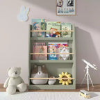 TUYOHW Étagère à livres à 3 niveaux pour enfants, bibliothèque frontale pour tout-petits pour coin lecture, chambre de bébé, salle de jeux et organisateur de salles de classe