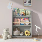 TUYOHW Étagère à livres à 3 niveaux pour enfants, bibliothèque frontale pour tout-petits pour coin lecture, chambre de bébé, salle de jeux et organisateur de salles de classe