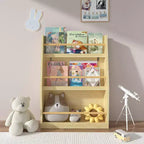 TUYOHW Étagère à livres à 3 niveaux pour enfants, bibliothèque frontale pour tout-petits pour coin lecture, chambre de bébé, salle de jeux et organisateur de salles de classe