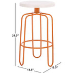Tabouret de comptoir Osamu - FOX3257A - Crème/Orange - Safavieh Couture