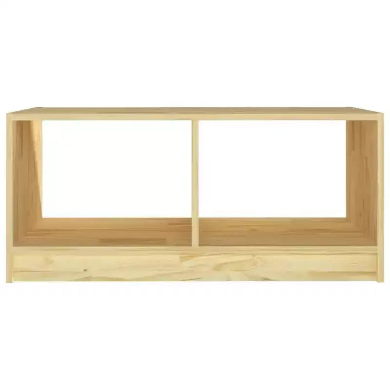 vidaXL Table basse en pin massif 75x33,5 cm Table d'appoint canapé Plusieurs coloris