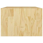 vidaXL Table basse en pin massif 75x33,5 cm Table d'appoint canapé Plusieurs coloris
