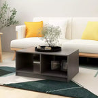 vidaXL Table basse en pin massif 75x33,5 cm Table d'appoint canapé Plusieurs coloris