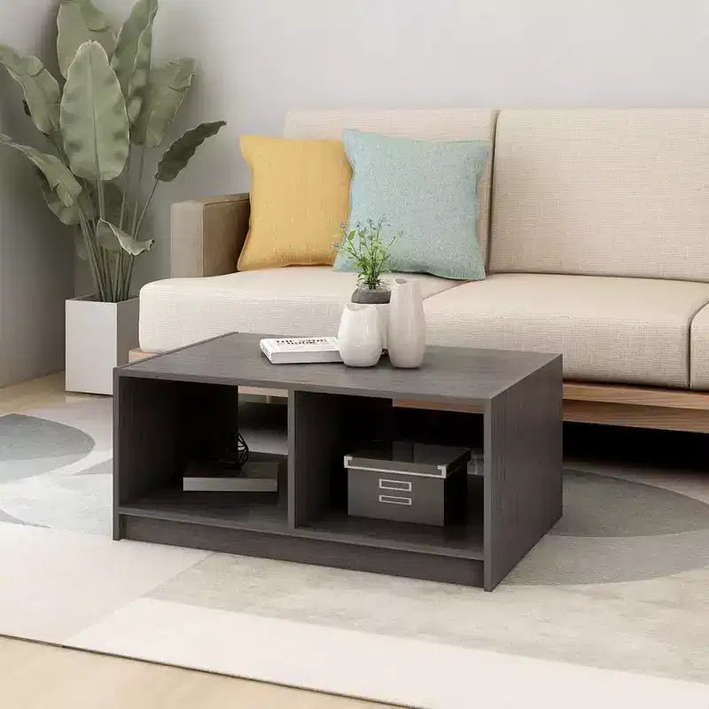 vidaXL Table basse en pin massif 75x33,5 cm Table d'appoint canapé Plusieurs coloris