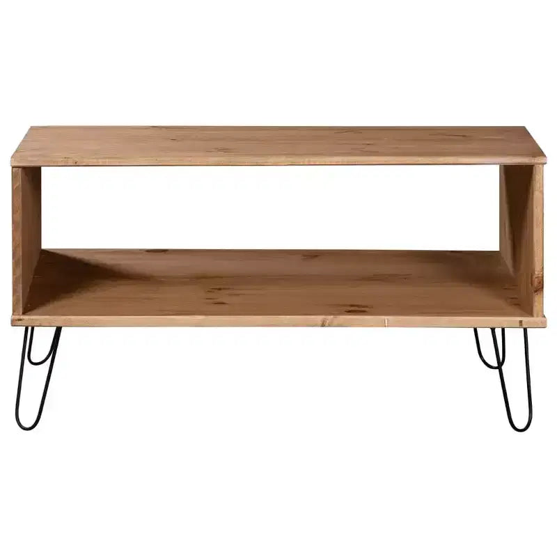 vidaXL Table basse Table d'appoint Table de canapé New York Bois de pin massif