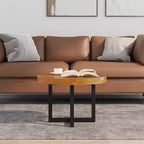 vidaXL Table Basse Table d'Appoint Table de Chevet Meuble de Salon Résine de Teck