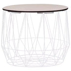 vidaXL Table basse 2 pcs Table d'appoint ronde Table de salon Meubles de salon
