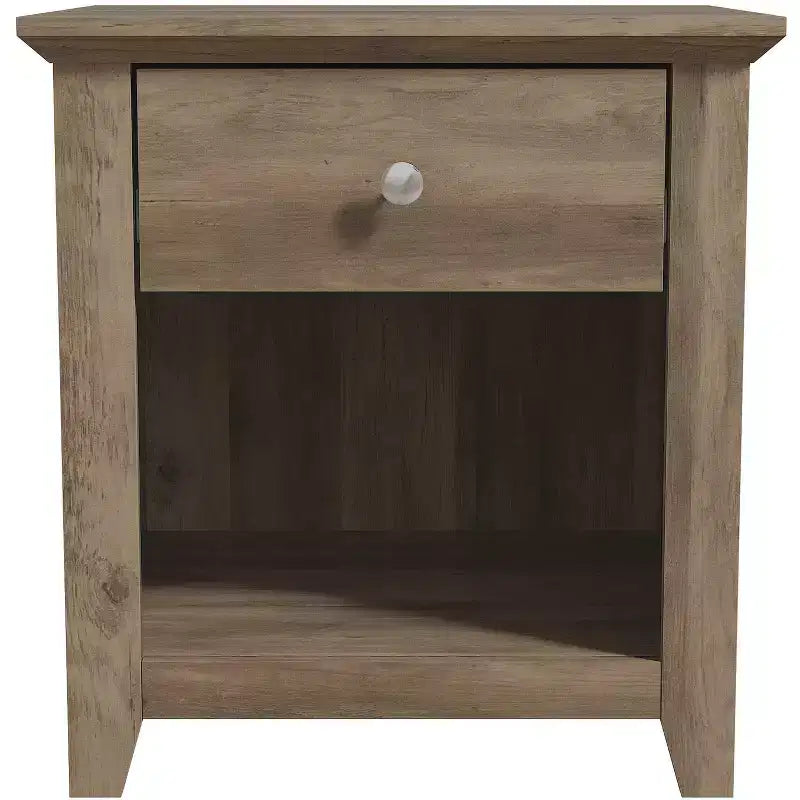 Tables de chevet Galano Modernes à 1 tiroir avec rangement ouvert (lot de 2) 49 L x 43 P x 53 H cm