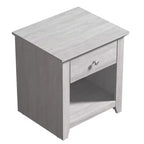 Tables de chevet Galano Modernes à 1 tiroir avec rangement ouvert (lot de 2) 49 L x 43 P x 53 H cm