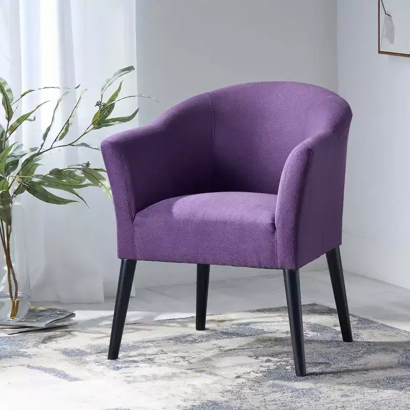 MAYEERTY Fauteuil d'appoint rembourré, assise confortable, salon chambre, multi-usage