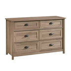 GDFStudio Marlow 52 Rustic 6-Drawer Wood Bedroom Dresser