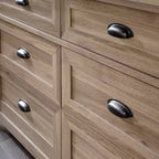 Commode en bois 6 tiroirs GDFStudio Marlow 52 Style rustique
