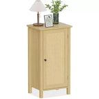 Table de chevet de ferme moderne, table de nuit bohème de 40,6 cm avec tiroir, table d'appoint de rangement en bois avec pieds robustes pour chambre à coucher, salon
