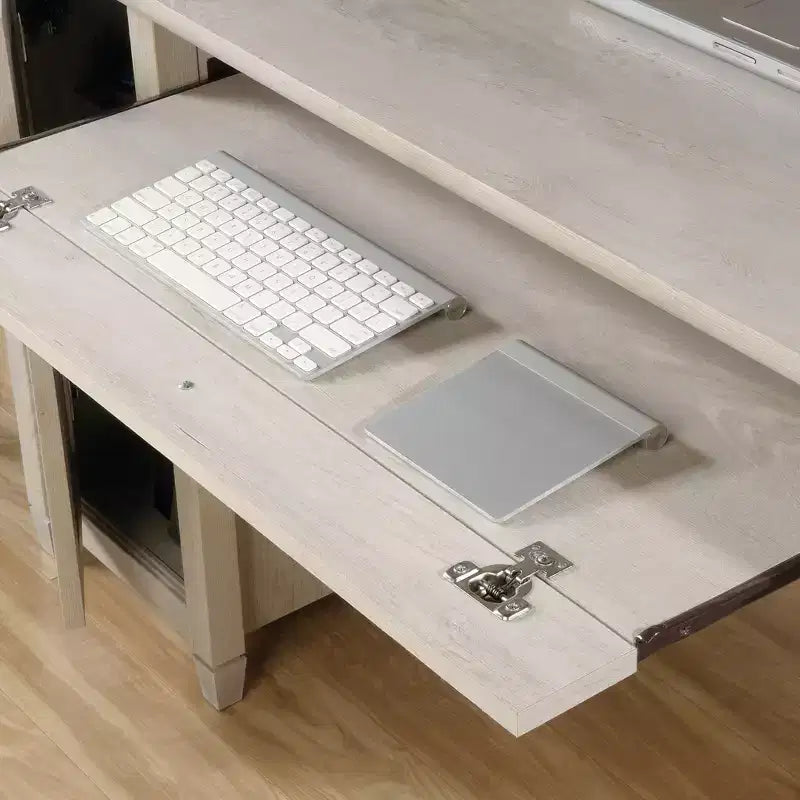GDFStudio Marlow 59 Bureau d'ordinateur avec tiroirs et tablette pour clavier